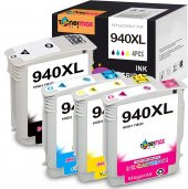 HP 940XL / HP OFFICEJET PRO 8000DW Muadil Kartuş Takım - 1