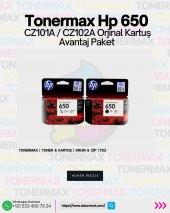 HP Deskjet 2645 Kartuş ,Hp CZ101A / CZ102A Kartuş Set Avantaj Paket thumbnail 1