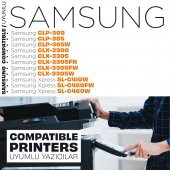 Samsung Xpress SL-C460W Muadil Toner Takım / CLT-K406S - 3