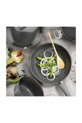 Aryıldız Granit Tencere Takımı Italy Grey 7 Parça - 2
