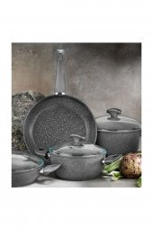 Aryıldız Granit Tencere Takımı Italy Grey 7 Parça - 3