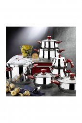 Kütahya Porselen 18 Parça Çelik Çeyiz Seti Mat Elma Şekeri - 2