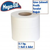 Megasil İçten Çekmeli Pratik Tuvalet Kağıdı 5.1kg 17gr 6 Adet - 2