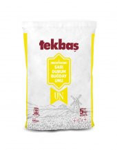 Tekbaş Un Sarı Durum Buğday Unu 5 KG Makarnalık Eriştelik Un - 1