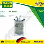 MANN WK 8029/1 YAKIT FİLTRESİ - 2