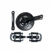 Zozo Aynakol 48T Aluminyum Siyah Pedal Paket Seti Paket - 1