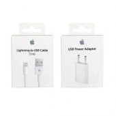 Apple iPhone Lightning Usb Şarj Data Kablosu ve Adaptör Başlık İkili Set - 1