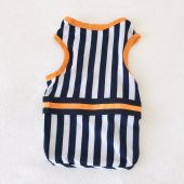 Navy Stripes orange Atlet Köpek Kıyafeti  Köpek Elbisesi - 5