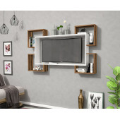 BMdekor TV Ünitesi West Beyaz Ceviz 166 cm - 1