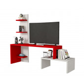 BMdekor TV Ünitesi Sümbül Kırmızı 124 cm - 2