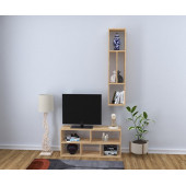 BMdekor TV Ünitesi Yağmur Safir Meşe 120 cm - 1