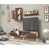 BMdekor TV Ünitesi Cleep Ceviz Ceviz 180 cm - 2