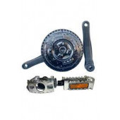 Zozo Aynakol 48T Aluminyum Siyah Pedal Paket Seti Paket - 1