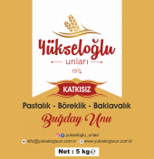 Yükseloğlu Unları KATKISIZ 5 Kg Pasta-Börek-Baklava/Fabrikadan - 3