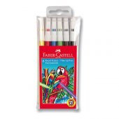 FABER CASTELL KEÇELİ KALEM 6 RENK(YIKANABİLİR) - 1