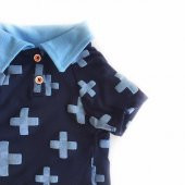 Blue Cross Polo Yaka Tişört Köpek Kıyafeti Köpek Elbisesi - 2