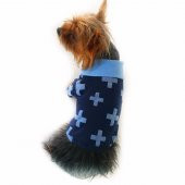 Blue Cross Polo Yaka Tişört Köpek Kıyafeti Köpek Elbisesi - 3