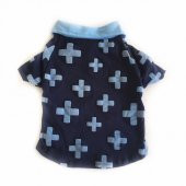Blue Cross Polo Yaka Tişört Köpek Kıyafeti Köpek Elbisesi - 4