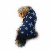 Blue Cross Polo Yaka Tişört Köpek Kıyafeti Köpek Elbisesi - 5