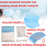 NONWOVEN CERRAHİ MASKE KUMAŞI STERİL ULTRASONİK 75 Adet - 2