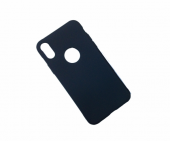 For Ruber Iphone X Siyah Rubber Silikon Kılıf - 1