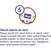 Sleepy Natural Bebek Bezi 1 Numara Yenidoğan 40 Adet (2-5 Kg) - 11