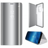 Samsung S9 (G960) Clear View Flip Cover Standlı Kılıf Silver - 1