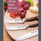 LAZOĞLU SÜRMENE 6LI KASAP BIÇAK SETİ - 5