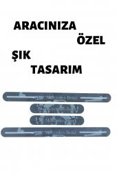 MERCEDES PLEKSİ KAPI EŞİĞİ GRİ ( KAMUFLAJ ) - 2