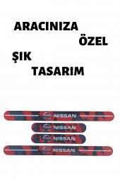NİSSAN PLEKSİ KAPI EŞİĞİ KIRMIZI ( KAMUFLAJ ) - 2