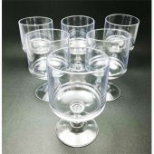 A Kalite Plastik Ayaklı Magnolia Cup 6Llı Tatlı Bardağı - 9