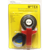 Motex (KIRMIZI) 3d Kabartma Yazı Yazma Ve Etiketleme Makinası (SİYAH ŞERİT 9mm x 2metre) - 1