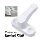 1 Adet Metal Pvc Kapı Pencere Emniyet Kilidi Pimapen - Pencere Kilidi - Pencere Emniyet Kiliti - 3