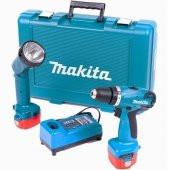 MAKİTA 6271DWPLE AKÜLÜ MATKAP-VİDALAMA+FENER SET - 1