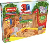 3D KALIPLI DİNAZOR KİNETİK KUM SET 1000 GR KUM-035 - 1