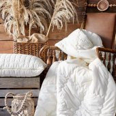 Karaca Home Tek Kişilik Yün Yorgan - 1 Adet Yün Yastık Hediyeli - 1