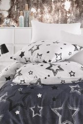 Stars Çarşafı Lastikli Tek Kişilik Nevresim Takımı - 4