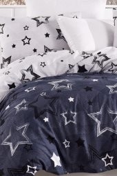 Stars 180x200 cm Çarşafı Lastikli Battal Nevresim Takımı - 1