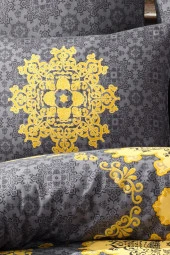 LadyModa Saltanat Çarşafı Lastikli Çift Kişilik Nevresim Takımı - 2