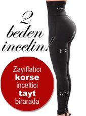tayt korse Nightlight İki Beden İnceltici Korse Tayt - 1