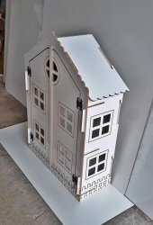 BEBEK OYUN EVİ,Ahşap Çocuk Oyun Evi - 3