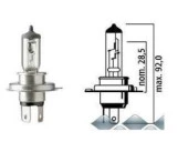 NISSAN NAVARA 2005 2013 H4 UZUN KISA FAR AMPULÜ TÜV ONAYLI thumbnail 2