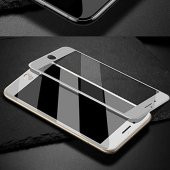 iPhone 7 Tam Kaplayan Ekran Koruyucu Beyaz - 3