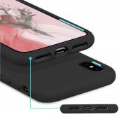 iPhone XR Nano Silikon Kılıf Siyah - 3