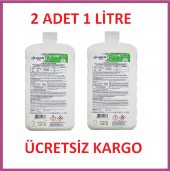 Derhand Plus El Dezenfektanı, 1 Lt (2 adet) Kapaklı - 1