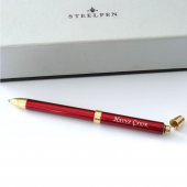3 Fonksiyonlu Bordo Steel Pen Kalem - 2