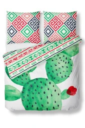 Cacti Çift Kişilik Nevresim Takimi - 1
