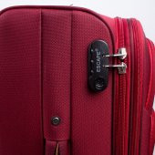 Escape Kumaş 8 Tekerlek Valiz Kabin Boy Bordo - 5