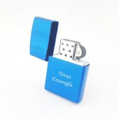 Pigado İsme Kişiye Özel Benzinli Lacivert Çakmak - 1