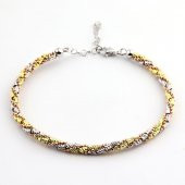 925 ayar Gümüş Dorika Burgu Bilezik Bileklik thumbnail 1